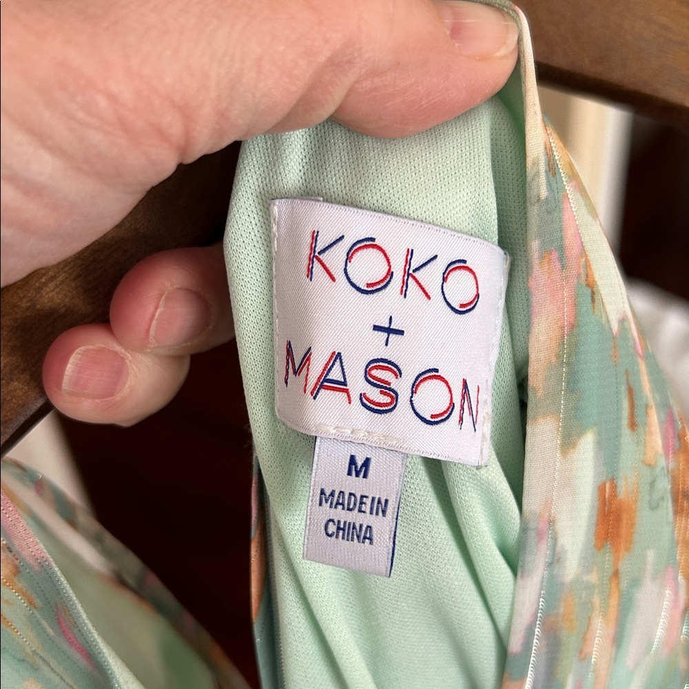 Koko & Mason Floral Ruffle Maxi Dress - Picture 10 of 10
